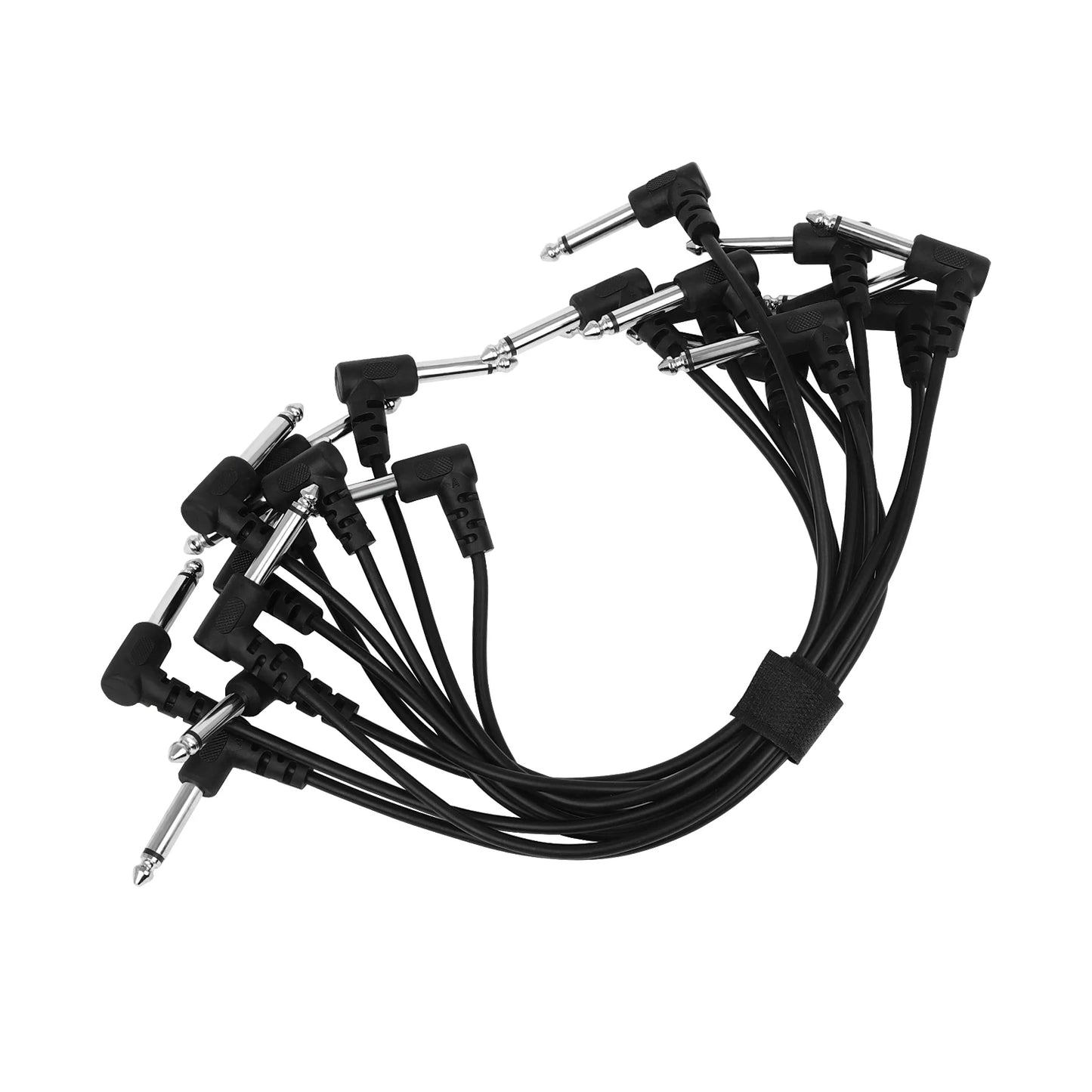 Guitar Effects Pedal Cables 10Pcs 15cm/30cm/50cm Audio Connection Cables Standard Pack Universal Guitar Instrument Accessories