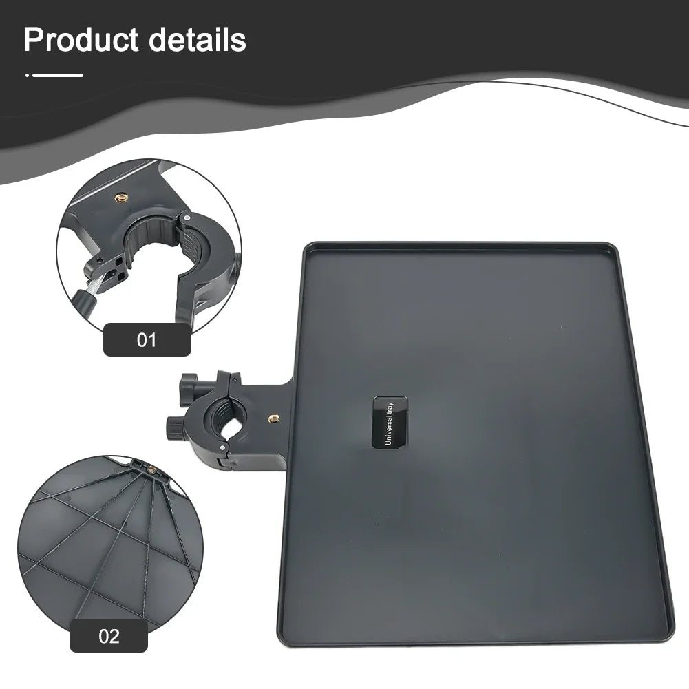 Stand Microphone Tray For 6-10cm Smartphone Width Phone Plastic Replacement Soundcard Tripod Accessories Black