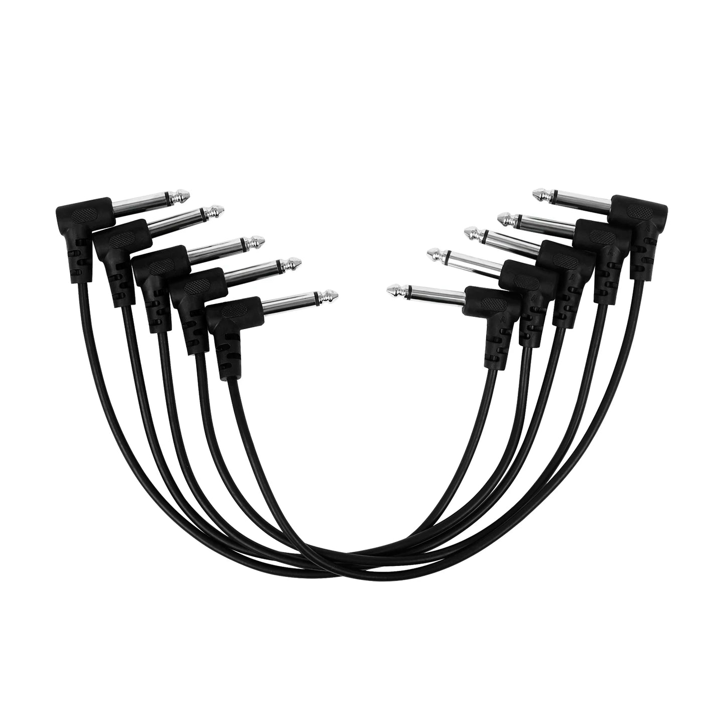 Guitar Effects Pedal Cables 10Pcs 15cm/30cm/50cm Audio Connection Cables Standard Pack Universal Guitar Instrument Accessories