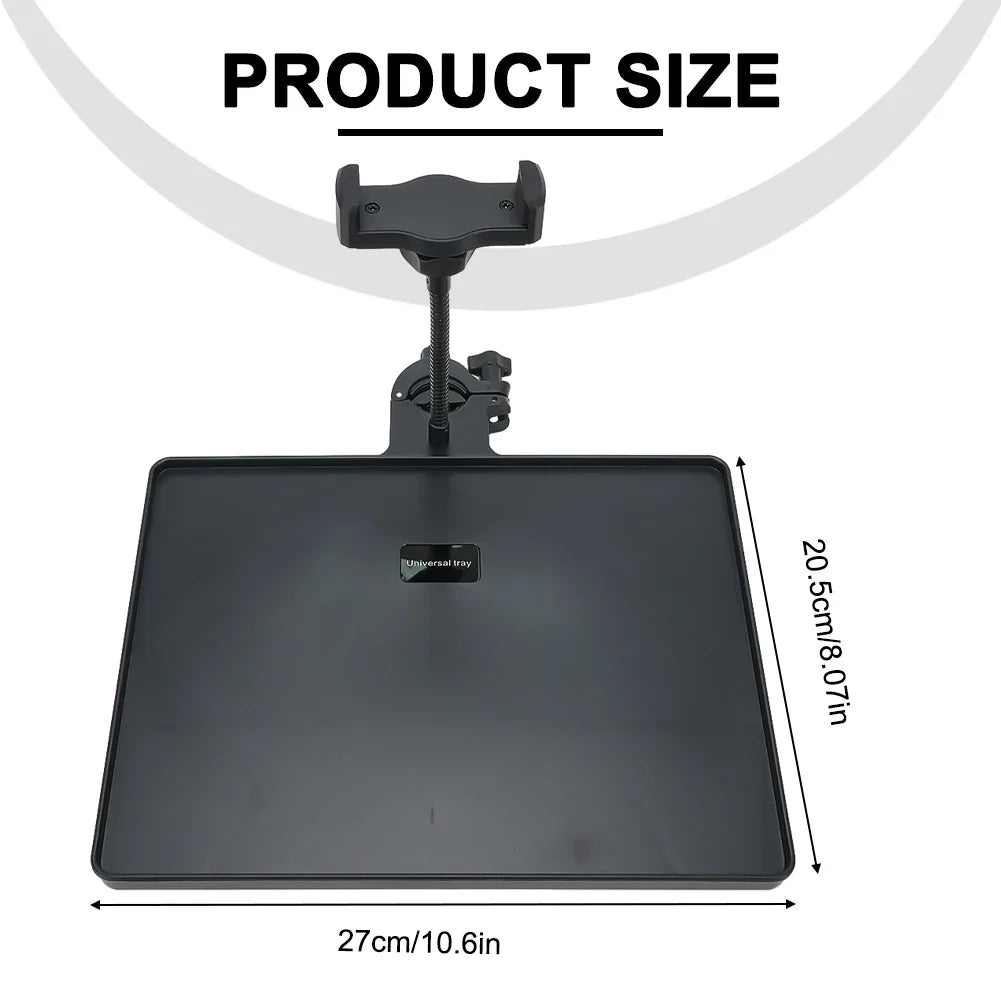 Stand Microphone Tray For 6-10cm Smartphone Width Phone Plastic Replacement Soundcard Tripod Accessories Black