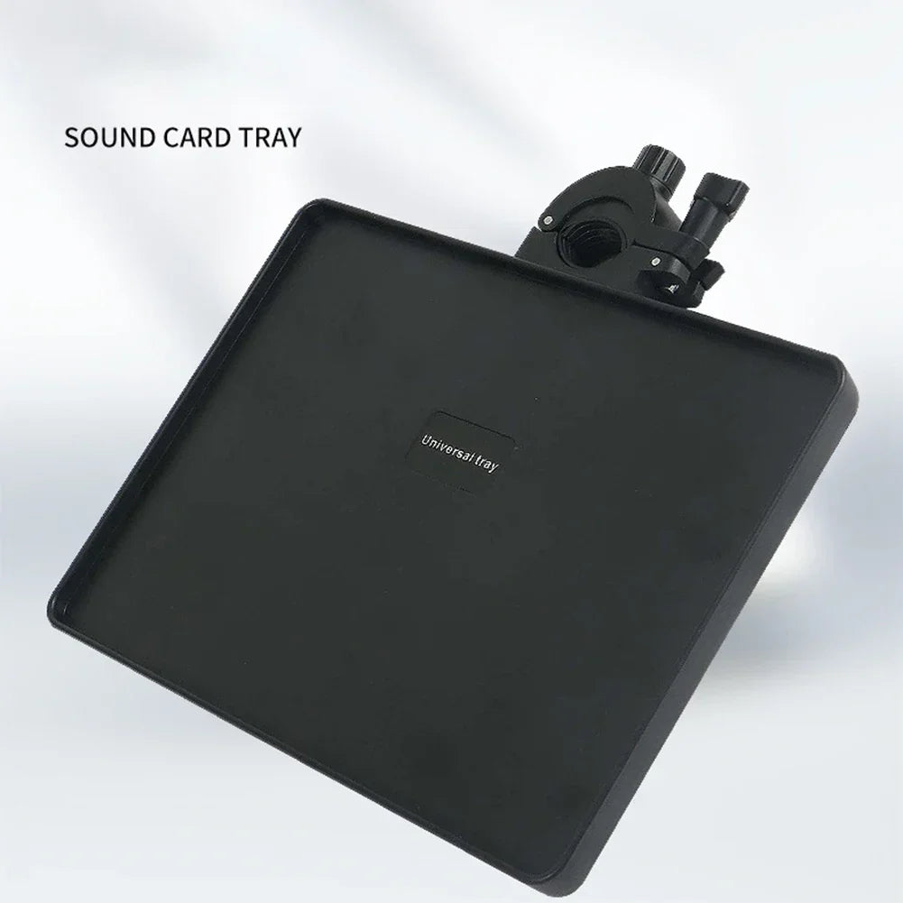 Stand Microphone Tray For 6-10cm Smartphone Width Phone Plastic Replacement Soundcard Tripod Accessories Black